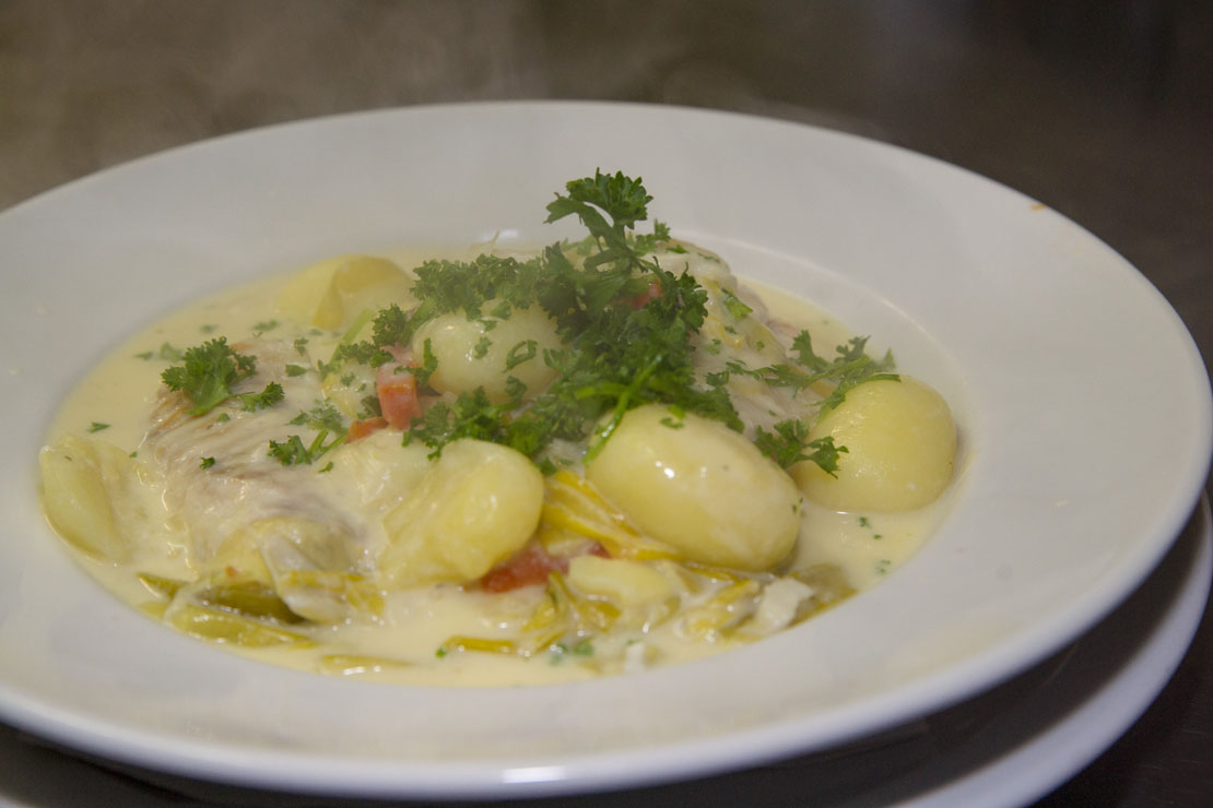 Waterzooi - Au Vieux Spijtigen duivel - Restaurant cuisine Belge à Bruxelles Belgique BE