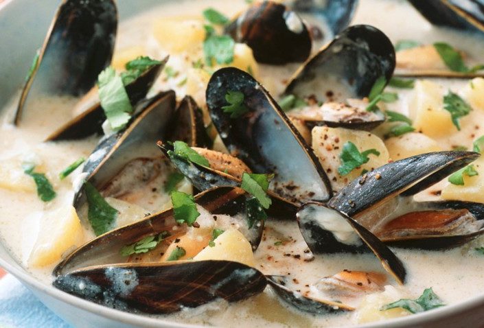 Moules à la crème d'ail - Spijtigen Duivel